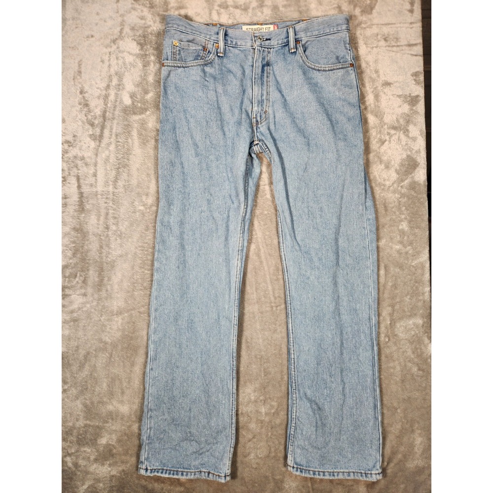 Levi's 505 Jeans Men's 36X32 (Tag 40X29) Regular Straight Denim Relaxed Blue‎
